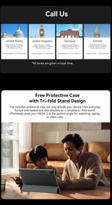 Tablettes Blackview MEGA 2 12 pouces 2K écran Widevine L1 24 Go (8 + 16) Android 15 256 Go 9000 mAh AI caméra principale Pad PC