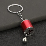 Personalized Keychain Creative Metal Mini Car Parts Manual Transmission Auto Keyring Accessories Key Ring Chain Men Lover Gift - Lootquake
