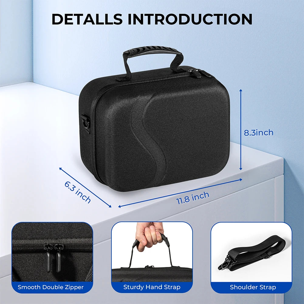 Carrying Case for Meta Quest 3 for BOBOVR M3 PRO Elite Strap Protective Bag Storage Bag for Travel and Home Storage