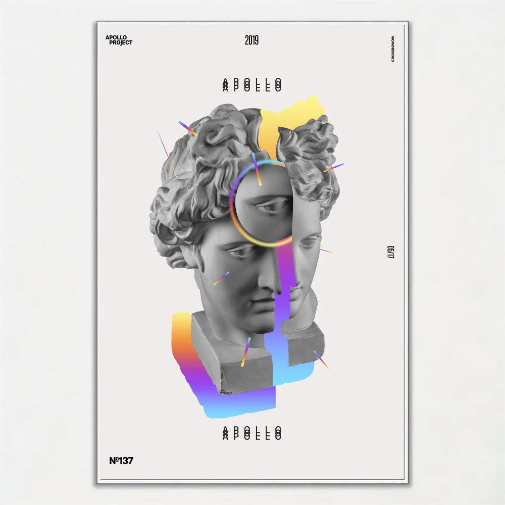 1pc-Statue David Graphic Designer Poster Paper Print Home Living Room Bedroom Entrance Bar Cafe Art Painting Decor