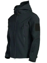 2024 New Outdoor Jackets Men Shark Skin Soft Shell Tactical Waterproof Windbreaker Jacket Mens Hooded Bomber Coats Hiking - Lootquake