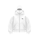American Fashion Trend Joker Zipper Hoodie Men Street Y2K Hip Hop Fleece Padded Sweatshirt Unisex Casual Loose Punk Rock Hoodie - Lootquake