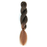 32" Full Lace Knotless Box Braids Wig - Synthetic - with Baby Hair - Medium Brown Lace