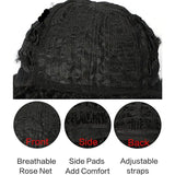 6" Short Dreadlock Wig | Curly Twisted Braid | Heat Resistant Synthetic Wig | Black & Brown