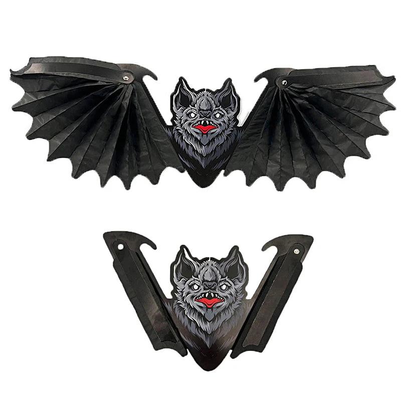 Halloween 3D Paper Pendant Decorations Pumpkin Bat Spider Haloween Wall Decor Halloween Party Bar Haunted House Wall Hanging