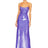 New Sexy Sleeveless Backless Lace-up Slim Long Dress Summer Elegant Pleated Backless Bright Sequins Dress Luxury Evening Dresses - Lootquake