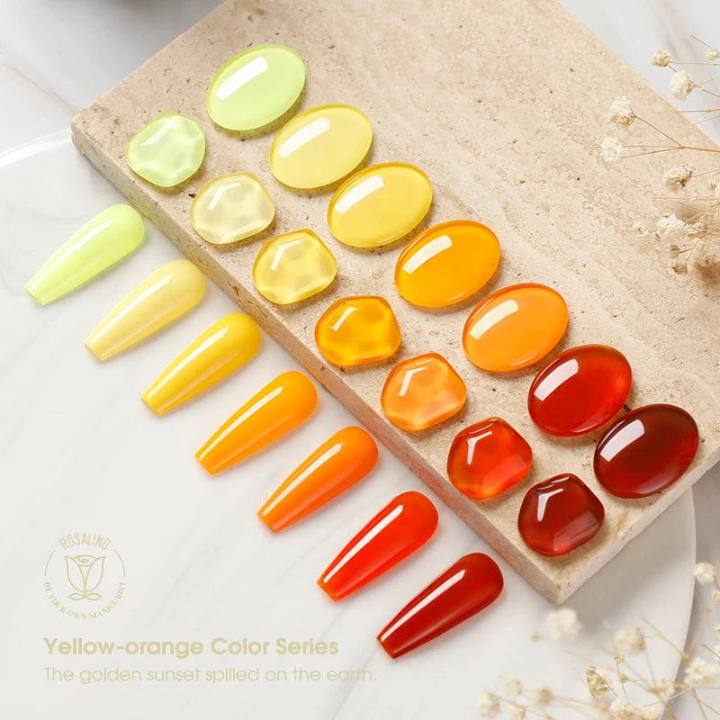 ROSALIND Gel Nail Polish Lamp All For Nails Art Manicure With Matt Base Top Coat Semi Permanant Gellak Nail Gel Polish Varnishes
