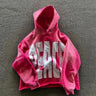 New Streetwear  Hoodie Goth Hip Hop Oversized Loose Zip Up Hoodie Casual Harajuku Black Patchwork Long Sleeve Men Women Pullover - Lootquake