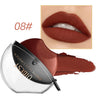 Lip-shaped lipstick seal Sip into makeup lazy blush lipstick Matte makeup effect Moisturizing lip gloss Waterproof non-stick cup