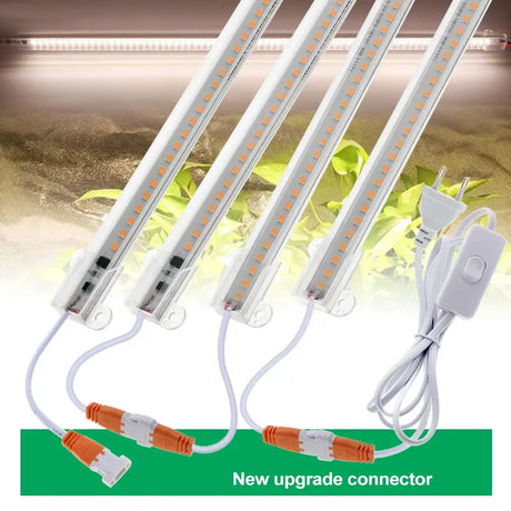 Grow Light 220V Full Spectrum LED Bar Light for Plants 50cm Phyto Lamp for Plant Veg Flowers Greenhouse Tent 4000K 380-780nm - Lootquake