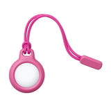 1pc Secure Holder with Strap for Apple Airtag Case Anti-scratch Keychain  Protective Cover Bumper Case With Strap - Lootquake