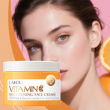 Crema facial con vitamina C para hidratar, blanquear, iluminar, reparar, esencia antienvejecimiento, cuidado facial de la piel. Contiene