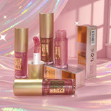 6 Colors Chameleon Lip Gloss Long Lasting Waterproof Non Stick Cup Sweat Proof Pearl Shine Lipstick For Women  makeup Cosmetics