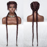 36" Twist Braided Wig | Lace Front | Natural Color | Clearance Sale