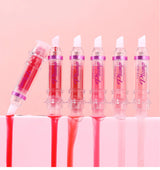 Sexy Plumper Glitter Red Nude Lipstick Liquid Waterproof Moisturize Oil Lipgloss Makeup Lip Plumping Booster Gloss Lipstick