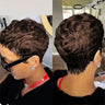 250% Density Brazilian Deep Curly Short Bob Wig | 13x4 HD Transparent Lace Front & 4x4 Deep Wave Closure Human Hair Wigs for Women