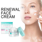 Crema facial reafirmante con colágeno, renovación, nutrición profunda, reducción de manchas oscuras, pecas, aclaramiento, piel suave, lifting, crema reafirmante.