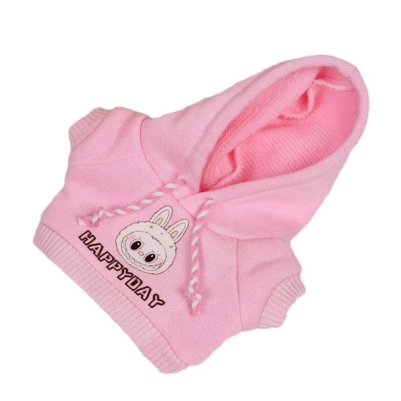 Labubu Bjd Vinyle Boîte Aveugle Pendentif Poupée Vêtements Combinaison Macaron Convient 17cmlabubu Décoration Polyvalent Mignon Tenue Agréable
