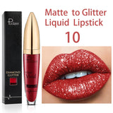 Diamond Shimmer Pearlescent Lip Gloss Waterproof Long Lasting Non-stick Cup Matte Glitter Liquid Lipstick Lip Glaze Lips Make Up