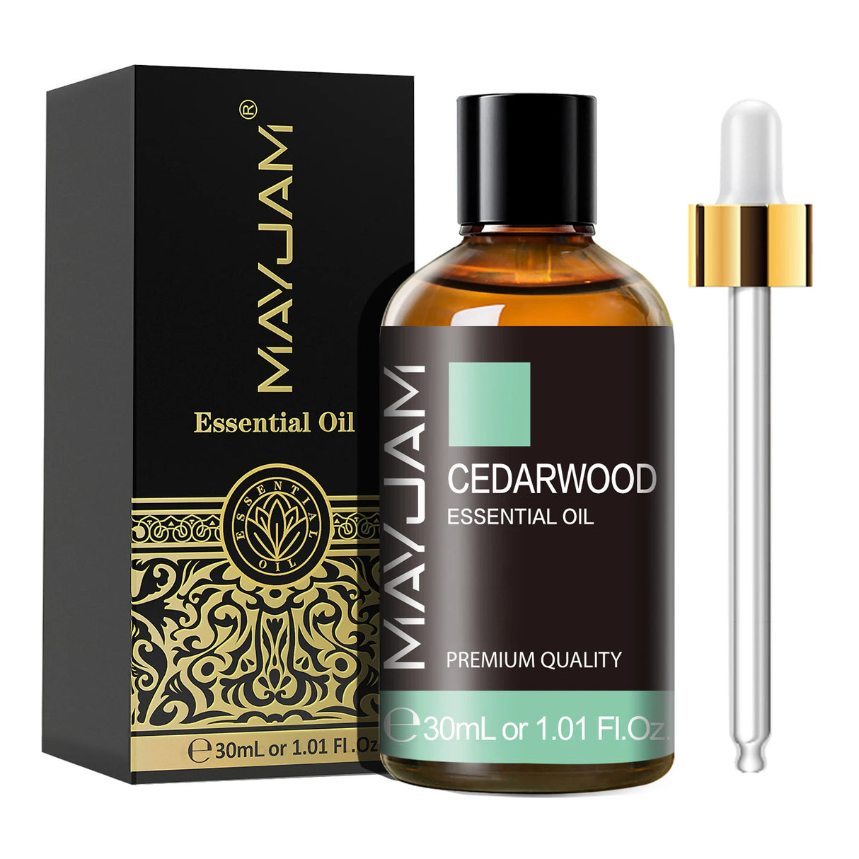 MAYJAM 1PCS 30ML Huile Essentielle d'Aromathérapie Lavande Vanille Jasmin Eucalyptus Menthe Poivrée Huile Aromatique pour Diffuseur Bougie Savon