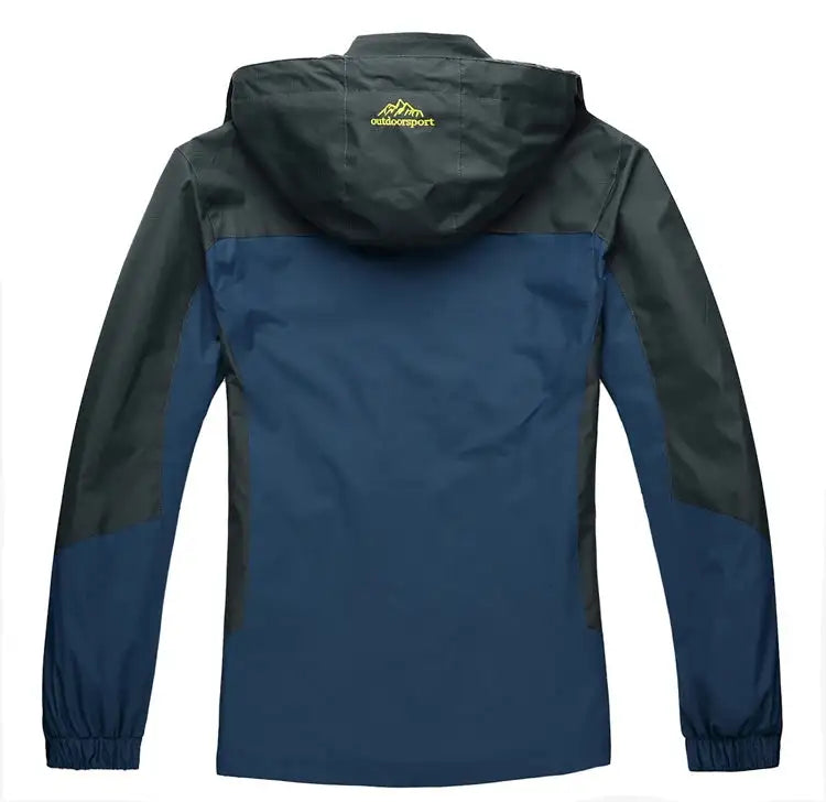 Men Autumn Jacket Camping Hiking Trekking Windbreaker Waterproof With Hood Spring Outdoor Sports Travel Climbing Coats - Lootquake