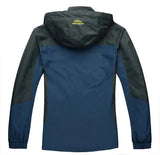Men Autumn Jacket Camping Hiking Trekking Windbreaker Waterproof With Hood Spring Outdoor Sports Travel Climbing Coats - Lootquake