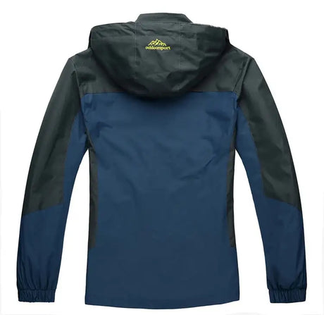 Men Autumn Jacket Camping Hiking Trekking Windbreaker Waterproof With Hood Spring Outdoor Sports Travel Climbing Coats - Lootquake