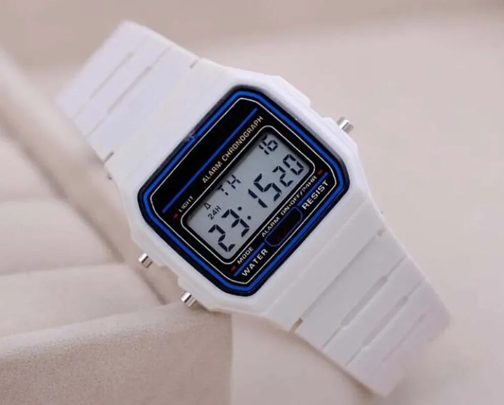 Sport LED Digital Watches for Men Simple Small Square Dial Electronic Watch Silicone Band Fashion Casual Mens Watch montre homme - Lootquake