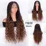 Bohemian Box Braids Full Lace Wig | Knotless | Twist Braids | Synthetic Lace Front