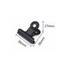 10p Black Metal Clip Stationery Office Supplies Household Paper Clip Fixing Small Book Clip Sketching Board Sketching Clip