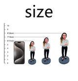 Customize personalized big head sculptures to prepare Christmas and birthday gifts for family and friends, requiring a full body