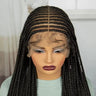 34" Knotless Cornrow Braids Wig | Transparent Lace Frontal | Baby Hair