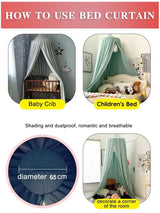 Kids Mosquito Net Baby Crib Curtain Hanging Tent Bed Decor Girl Princess Hanging Bed Canopy Living Corner Play Reading NookDecor - Lootquake