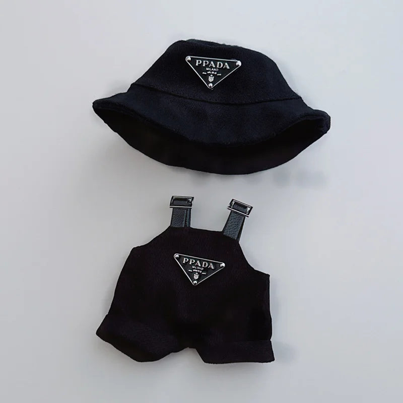 Popular Labubus DIY Doll Clothes Outfit For 17cm Labubu Hat Clothes Doll Accessory Cultivate Sitting Party Game Dolls Accessory