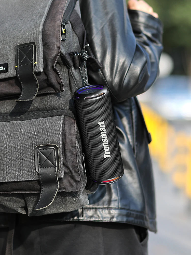 Enceinte Bluetooth Tronsmart T7 Lite, basses améliorées, portable, autonomie 24 h, contrôle par application, étanchéité IPX7, idéale pour le camping