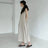 2022 Minimalist Chic Loose Swing Sleeveless Mid-length Casual Cotton Linen Long Dress  Round Neck High Waist Women Runway Dress - Lootquake