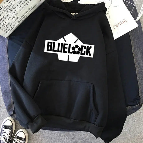 Blue Lock hoodies women anime vintage hoddies pulls women Fleece sweater 2023 Winter Pullover Female Sweatshirt for Wome - Lootquake