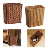 Trash Can Space Saving Dustbin Narrow Space Sturdy Garbage Bin Wastebasket for Laundry Bathroom Kitchen Home Living Room