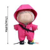 Halloween Vinyl Doll Costume with Adjustable Hat - Spooky Party Dress-Up Clothes for Fashion Dolls & Collectible Accessories