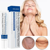 5pcs Collagen Neck Cream Anti-aging Whitening Moisturizing Tightening Lifting For Neck Double Chin Reducer Fine Lines Skin Care