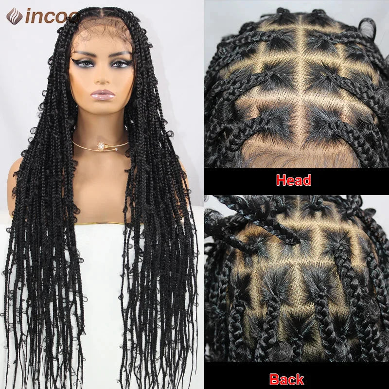 36" Butterfly Locs Crochet Wig | Full Lace Front | Knotless Braids | Baby Hair | Synthetic
