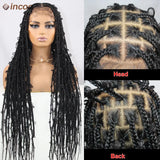 36" Butterfly Locs Crochet Wig | Full Lace Front | Knotless Braids | Baby Hair | Synthetic