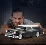 Enceinte Bluetooth sans fil pour PC, en forme de voiture classique, hi-fi, boombox, compatible radio FM, disque U, carte TF, AUX, cadeaux spéciaux, Caixa De Som