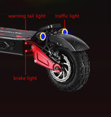 Patinete eléctrico Boyueda S5-11, motor de 6000 W, batería de 60 V y 38 Ah, control por aplicación de seguridad NDavid, neumáticos silenciosos