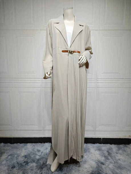 Eid Muslim Party Abaya for Women Ramadan Cardigan Pleated Long Dress Morocco Kaftan Vestidos Largos Dubai Robe Jalabiya 2024 - Lootquake