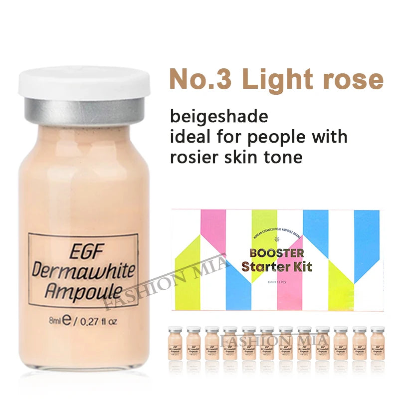 Crema BB de 8 ml, suero iluminador, ampolla, esencia facial, niacinamida/péptido, base hidratante, ácido hialurónico, cuidado de la piel, belleza