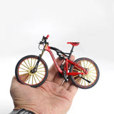 Creative Alloy Bicycle Model Ornament Mini Metal Bike Toy Collectible