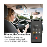 Altavoz Bluetooth para coche, manos libres, reproductor de música inalámbrico con clip para visera.