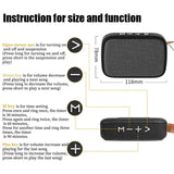 Altavoces portátiles para exteriores Bluetooth 5.0 Mini altavoz Oxford Columna inalámbrica Reproductor de música estéreo 3D Caja de sonido envolvente HiFi