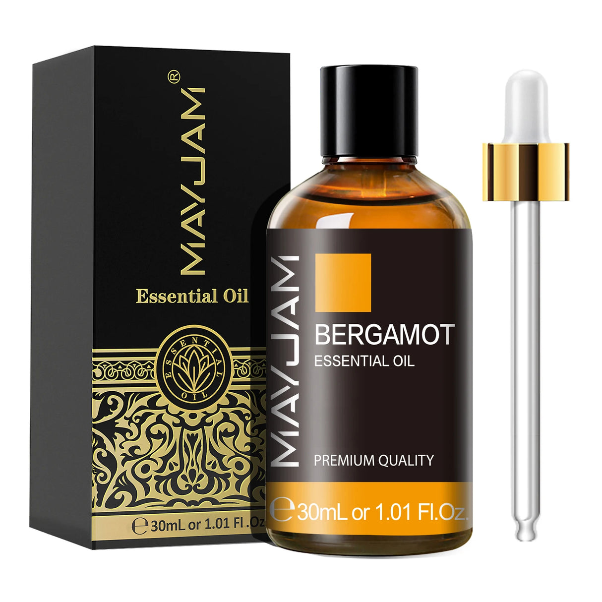 MAYJAM 1PCS 30ML Huile Essentielle d'Aromathérapie Lavande Vanille Jasmin Eucalyptus Menthe Poivrée Huile Aromatique pour Diffuseur Bougie Savon